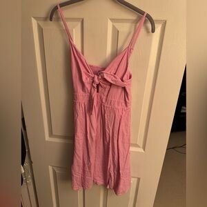 Old Navy Pink Knot Mini Sun Dress